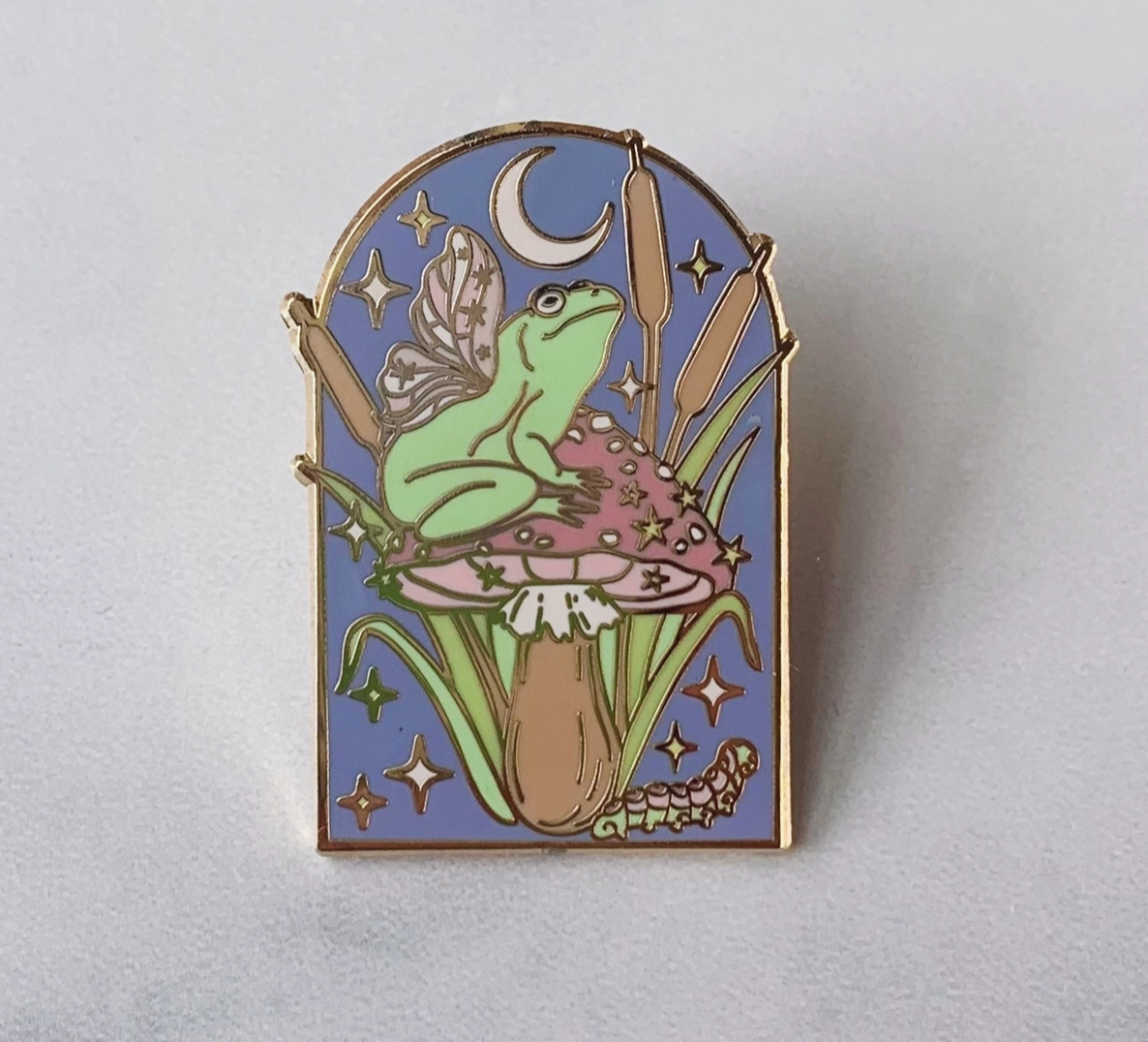 Frog Fairy Enamel Pin