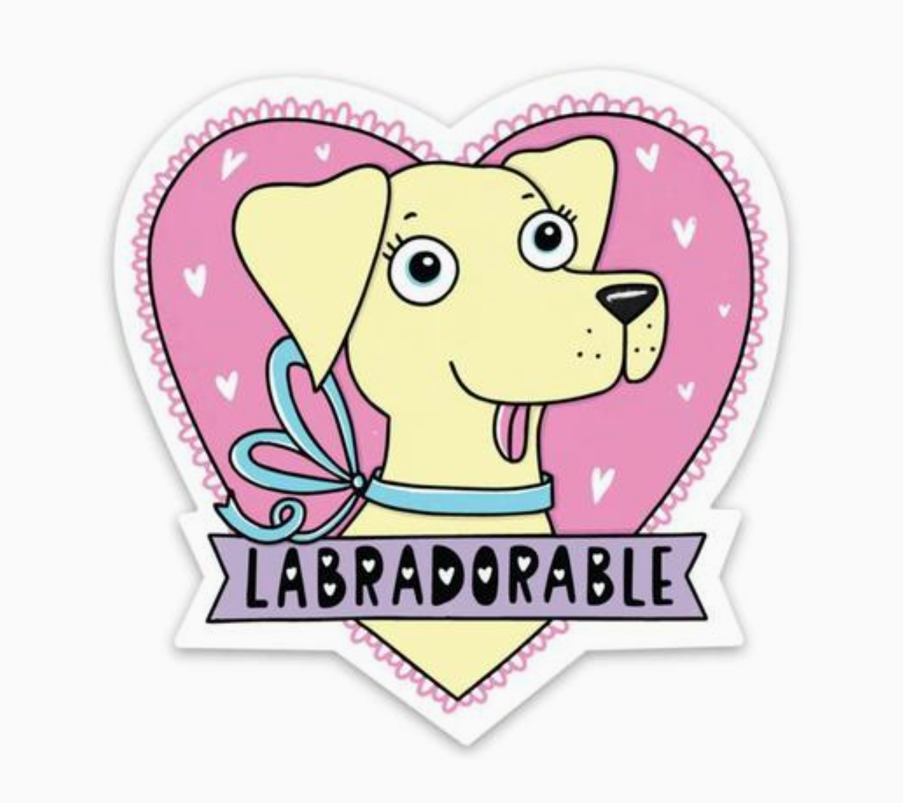 Labradorable Sticker - Yellow Lab