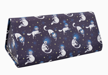 Space Cat Glasses Case