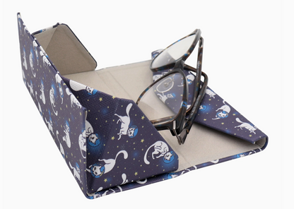 Space Cat Glasses Case